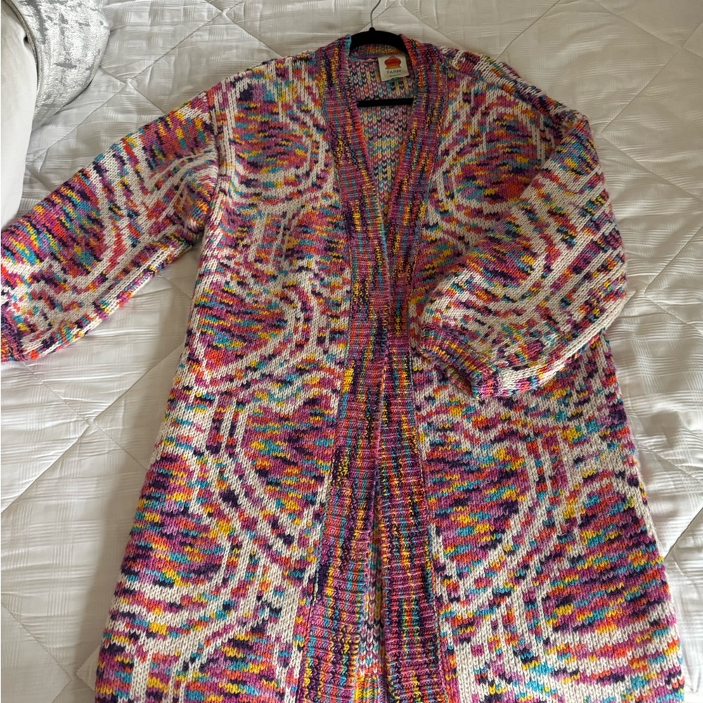 Colorful Knit Cardigan